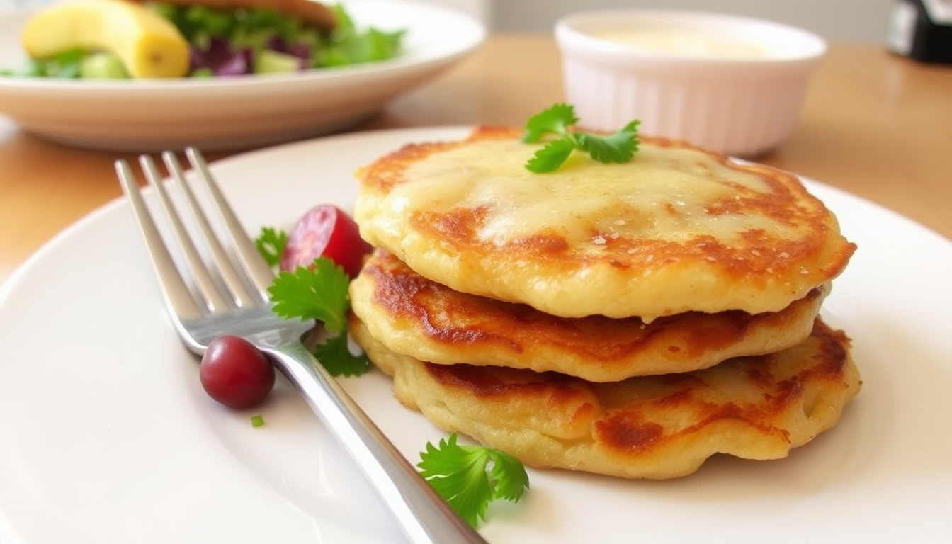 Cheesy Potato Pancakes