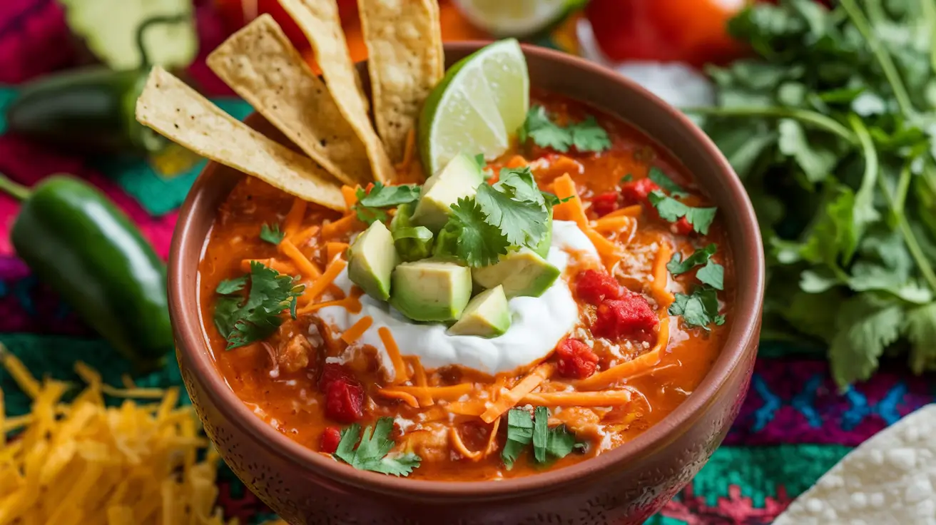 Hearty and Flavorful Chicken Enchilada Soup: A Comforting Mexican-Inspired Recipe