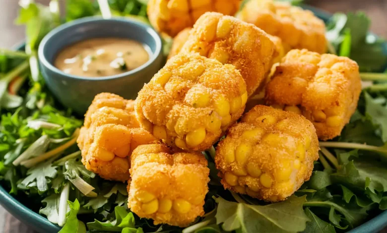 Crispy Corn Nuggets Recipe