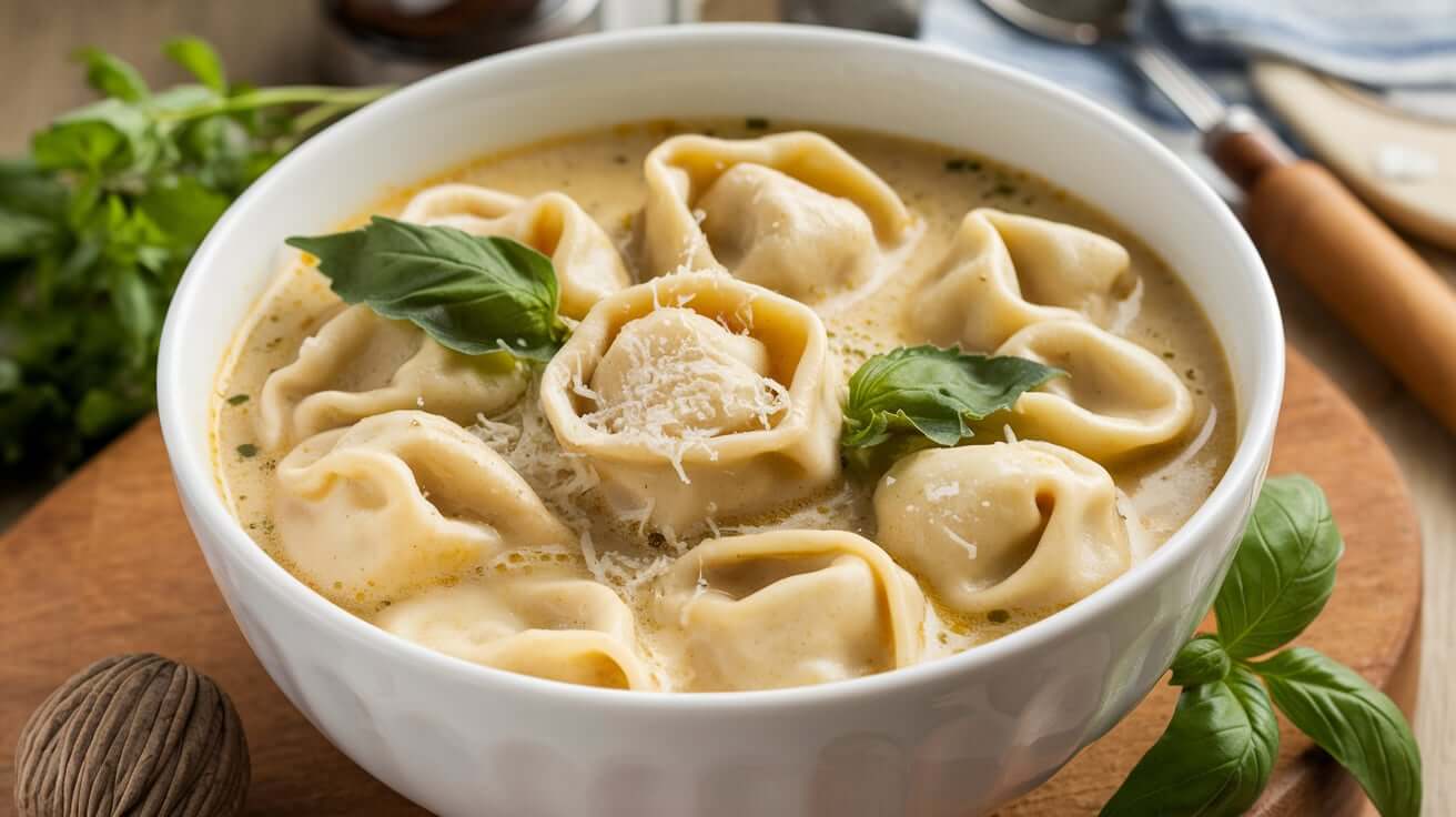 Creamy Tortellini Soup