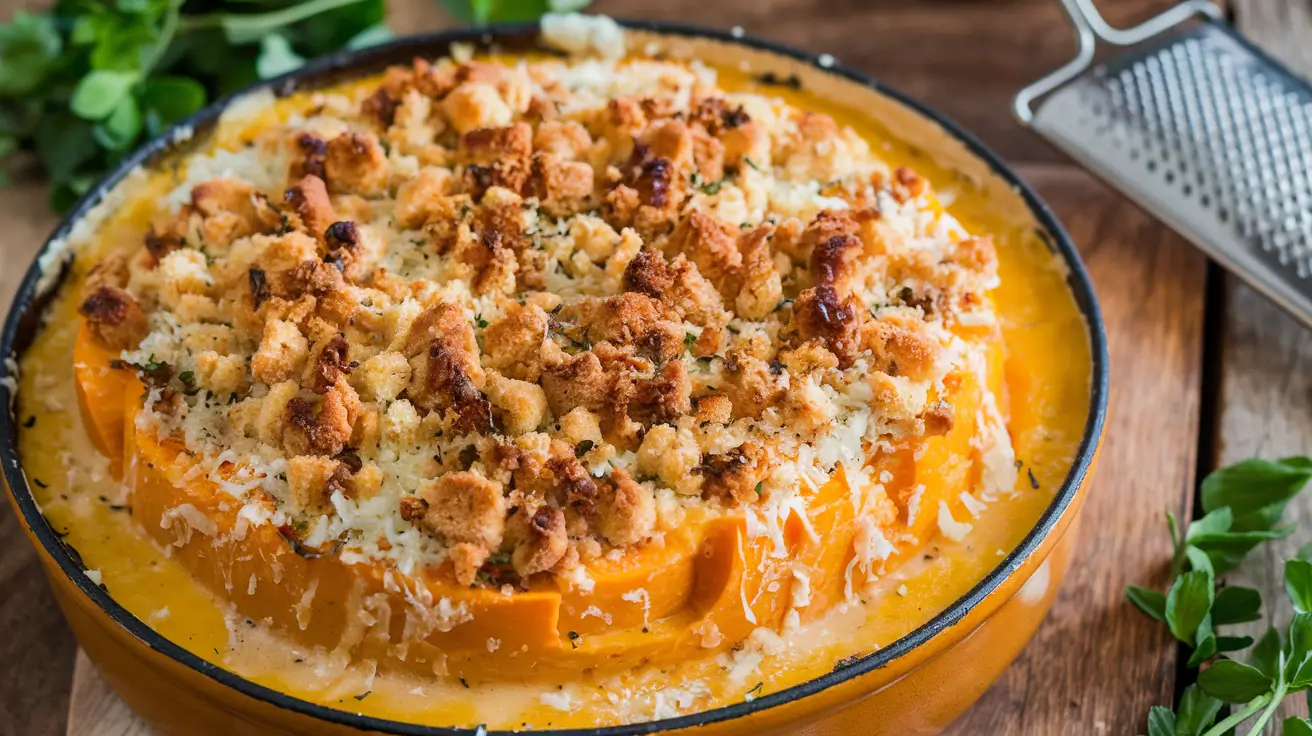 Creamy Butternut Squash Gratin