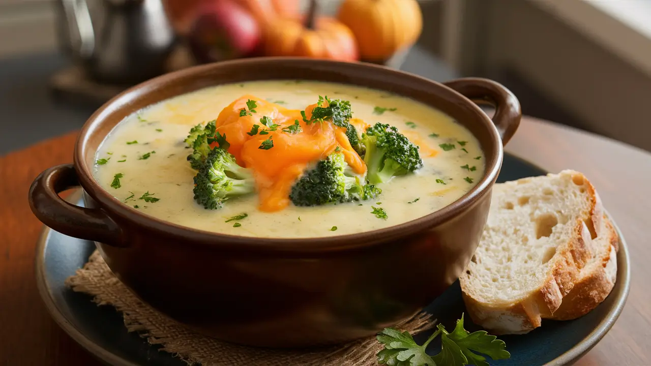 Creamy Broccoli Cheddar Soup