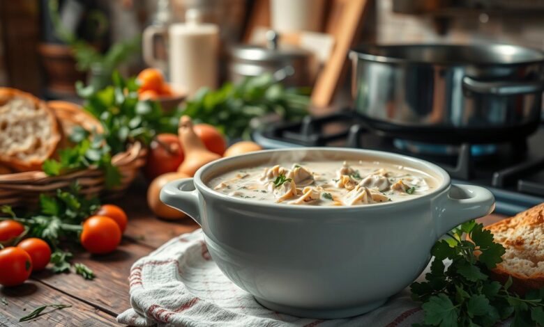 Chicken and Cream of Mushroom Soup