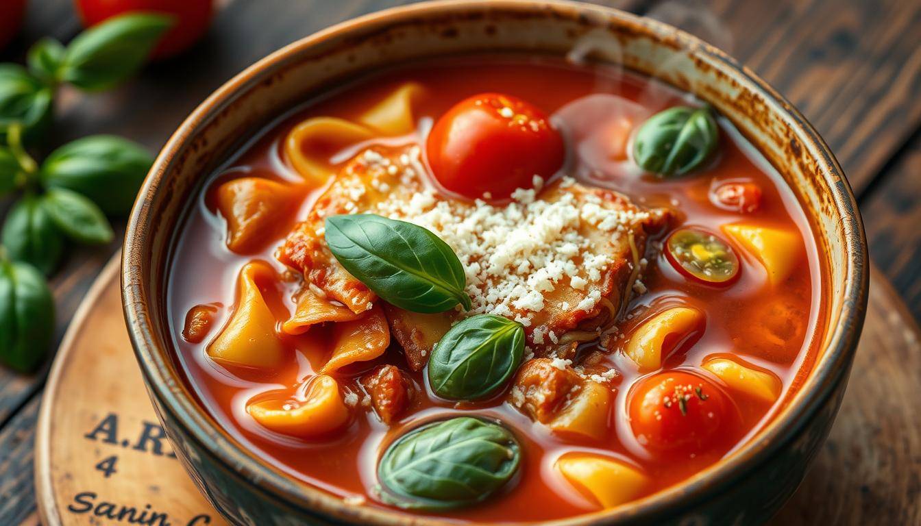 lasagna soup